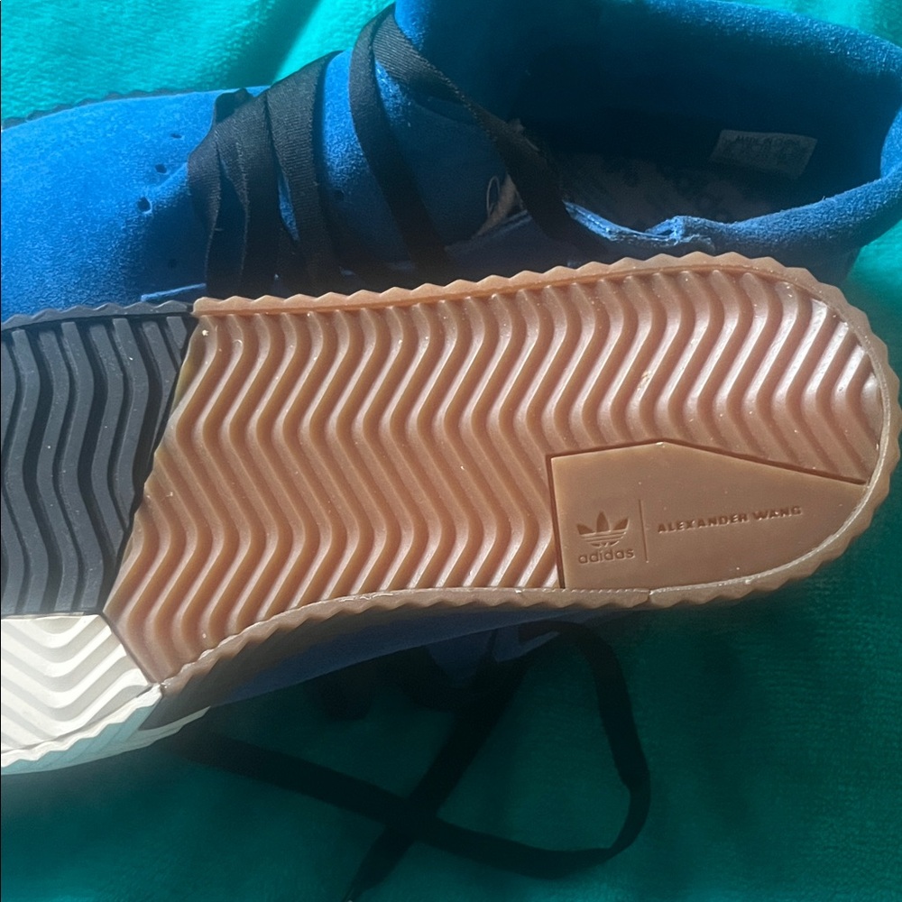 Adidas x Alexander Wang Gum Sole Blue Sneakers